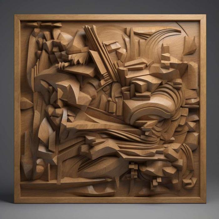 نموذج ثلاثي الأبعاد لآلة CNC 3D Art 